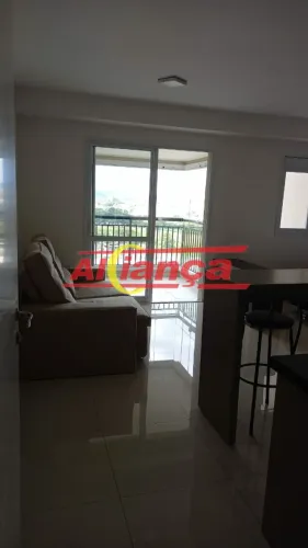 Studio semi mobiliado para alugar com 38m², 1 quarto e 1 vaga -Jardim Flor da Montanha-R$