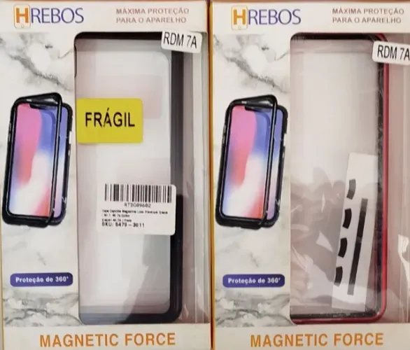 Capinha Compatível Celular Xiaomi RDM 7A Vidro Só Atrás.