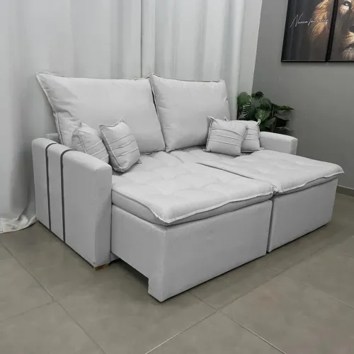 Sofá Cama Chicago 1,80m de Largura- Produto Novo 