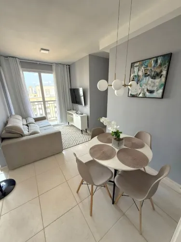ESTILO, PONTA NEGRA, Vista rio, 100% mobiliado, último andar, 2qts/1ste e 1 vg