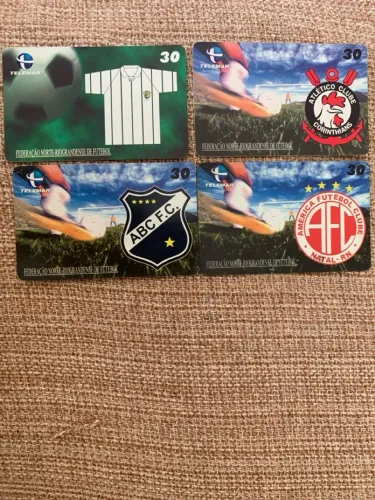 Cartões Telefônicos de Futebol - Coleção Completa
