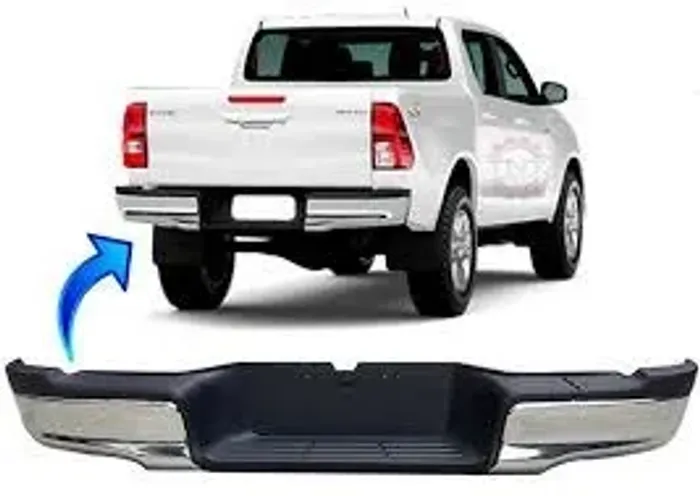 Parachoque Hilux traseiro 2016 à 2023 