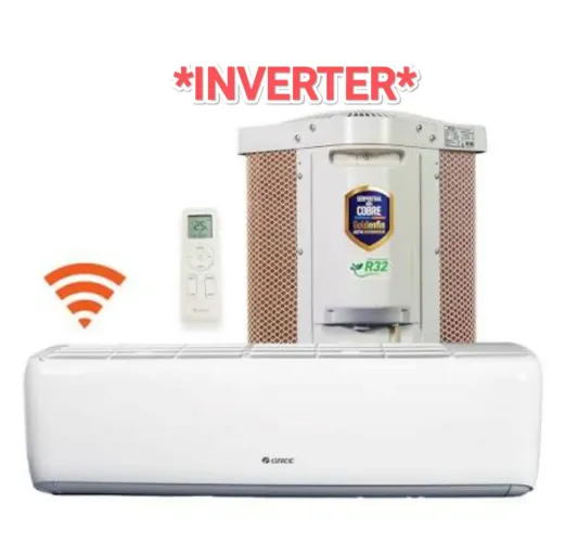 Ar Split Gree Inverter 18000 BTUs + Novo + Nota + Garantia + Cartão 12x!!