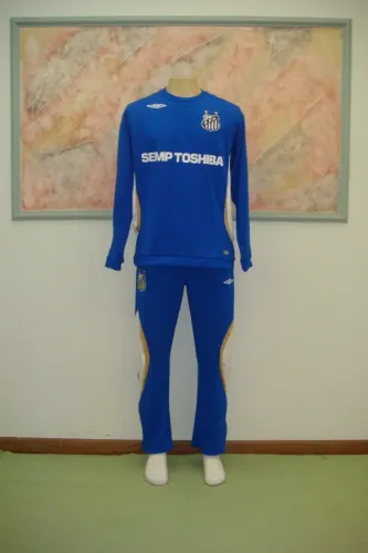 Agasalho Futebol Santos F. C. Sp Umbro (2007) Treino S-25 Azul
