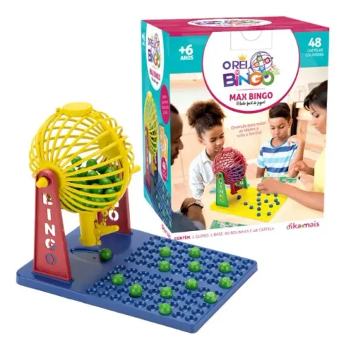 Max Bingo com 48 Cartelas Rei do Bingo Dika Mais
