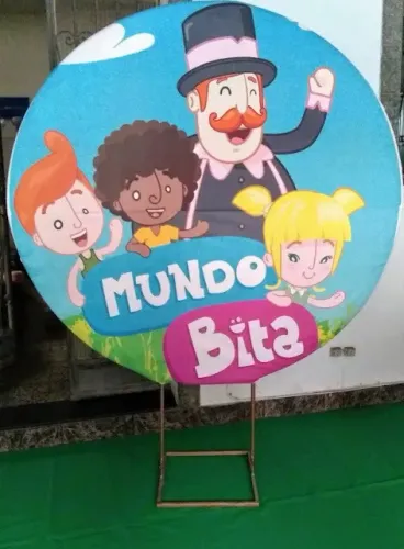 Painel sublimado Mundo Bita