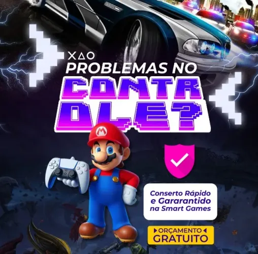 Conserto de Controles de Videogames - Orçamento Grátis e Rápido