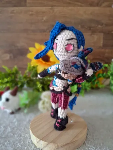 Jinx Arcane Amigurumi League of legends