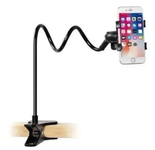 SUPORTE UNIVERSAL CELULAR ARTICULADO PESCOÇO GANSO - PRETO. Perguntas *. R$25.0