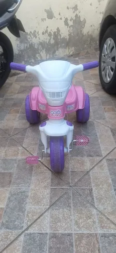 Triciclo tico tico infantil baby - magic toys rosa/violeta