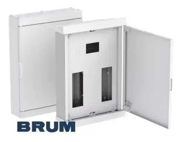Quadro de Distribuição Brum de Sobrepor 18 Pólos Verticais 100A BC
