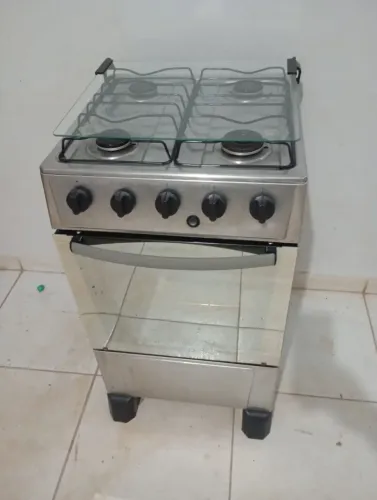 Fogão 4 bocas inox entrego