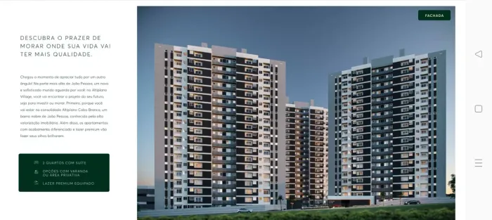 Apartamento Premium 2/4 no Altiplano 