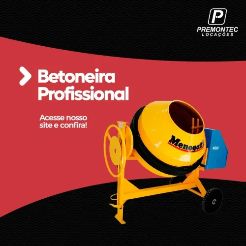 Locação Betoneira 400 litros 