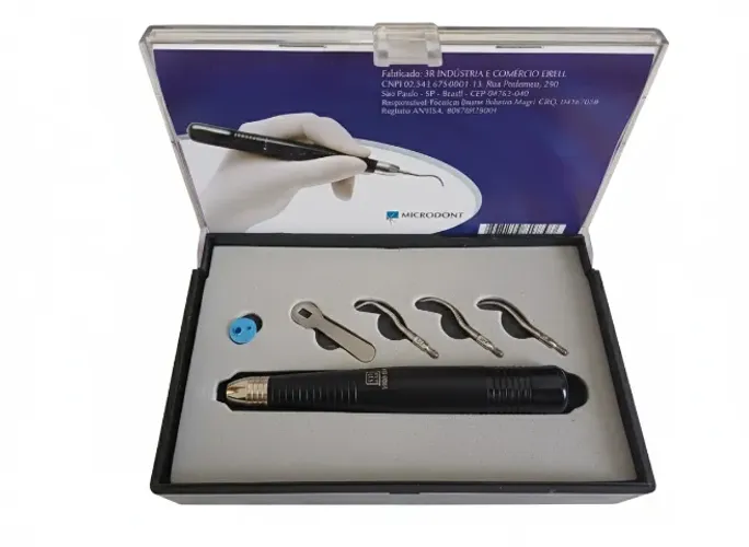 Caneta Ultrasson Cavitador Sônico a Ar MICRODONT Air Scaler - Com Pontas