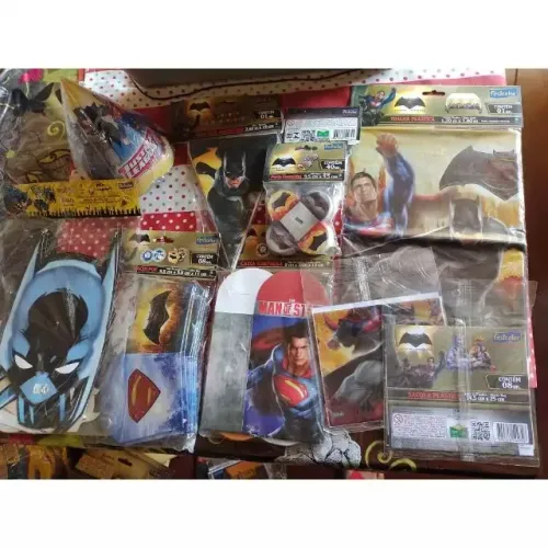 Superman e Batman Kit Festa Liga da Justiça Itens Diversos (Leia o anuncio)