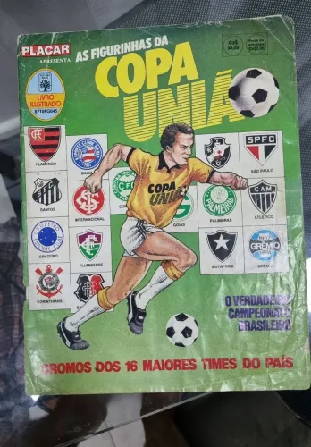 Álbum de Figurinhas Copa União - 1987
