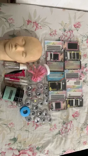 Kit Completo de Alongamento de Cílios - Apenas R$150 ?