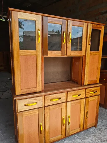 Armário de cozinha 4 portas espelhado novo frete grátis.