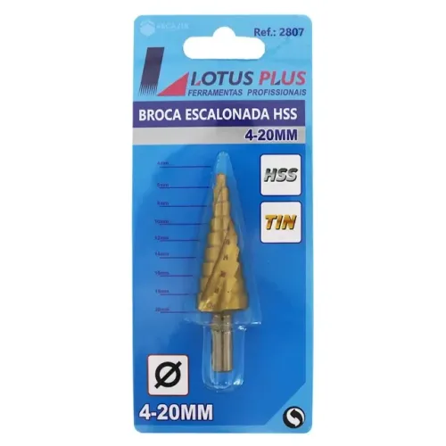 Broca Escalonada AR 4 a 20 mm - LOTUS