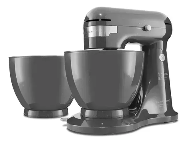 NOVA Batedeira Planetária Classic Home Mix Art Double Bowl Titanium 