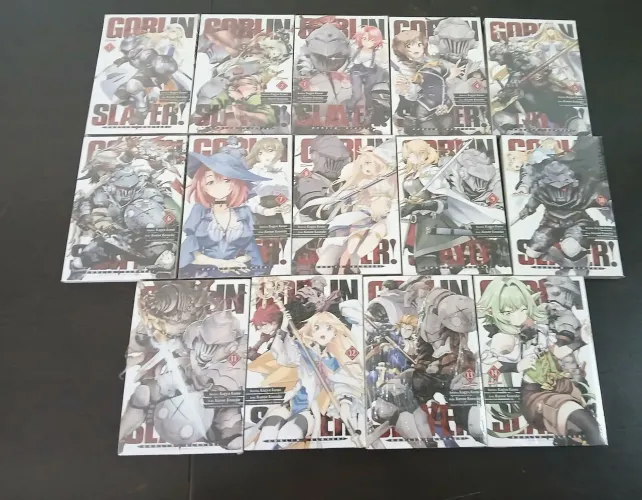 Coleção Goblin Slayer (Mangás) volumes 1 ao 14