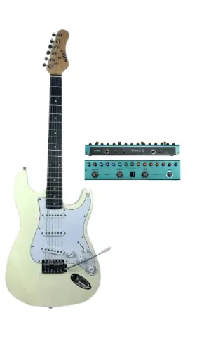 Kit Guitarra Mxt e Pedaleira de Efeitos Tank g