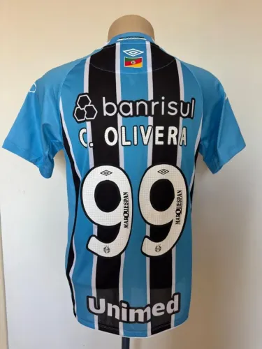 Camisa Grêmio 2025 de jogo Brasileirão Cristian Olivera #99