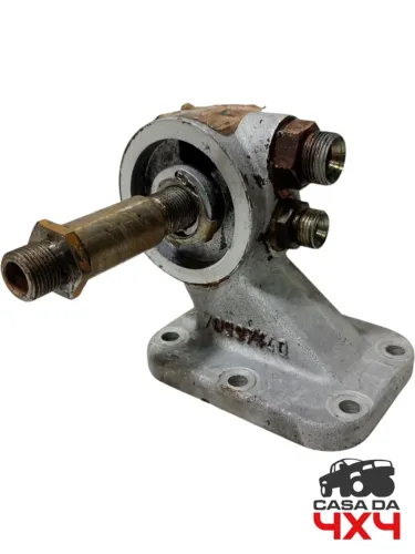 Suporte Filtro Óleo Maxion Ranger F1000 2.5 1997 1998 1999 Cinza