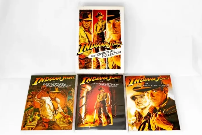 Indiana Jones Adventure Collection DVD - Trilogia Original, edições especiais, como novo