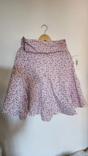 Saia vintage Midi modelo cauda de Peixe
