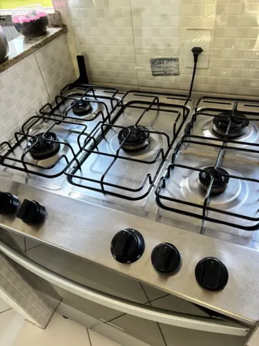 Fogão Inox Brastemp 5 bocas