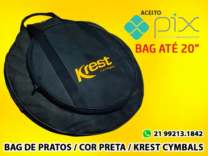 * * BAG de Pratos / Krest Cymbals / Tamanho 20" * *