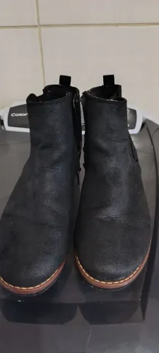 Bota preta Piccadilly Maxi conforto 