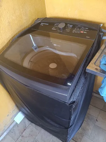Máquina de lavar Brastemp 13kg Preta.