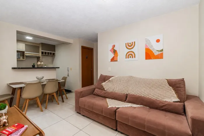 APARTAMENTO MOBILIADO NO RESIDENCIAL PARQUE CAMBIRELLA!