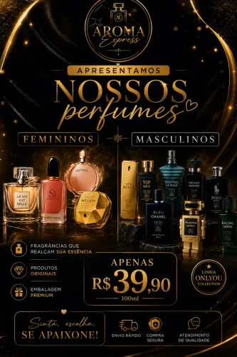 Perfumes Importados Onlyou Collection 30ml | R$ 39,90