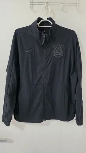 Jaqueta Nike Corinthians Hino Feminina (All Black)