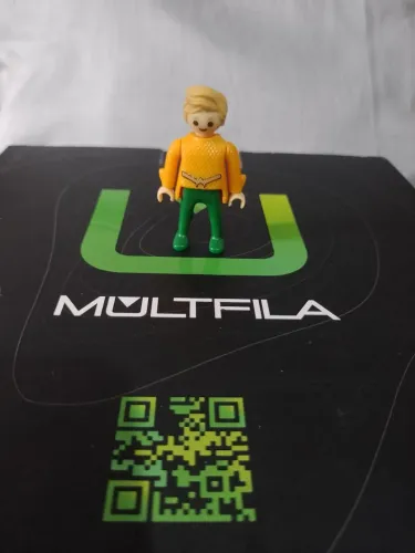 Boneco Aquaman Kinder ovo Playmobil dc 