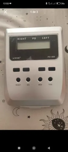 Pupilômetro Digital Lanyue PD-688, equipamento