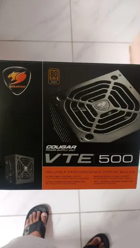 FONTE COUGAR VTE 500 (SEMINOVA) NA CAIXA