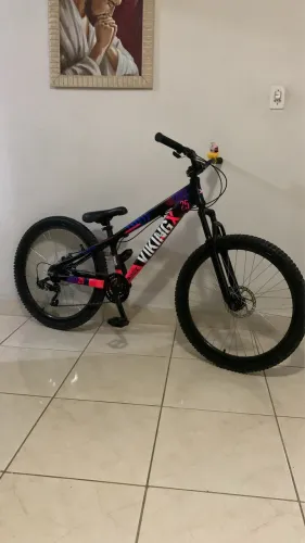 Bike Vikingx Tuff25 Aro 26 Quadro 13 21v Freio De Disco Mecânico