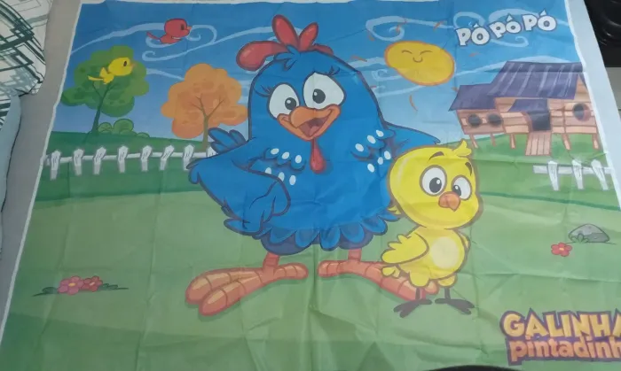 Painel TNT galinha pintadinha 