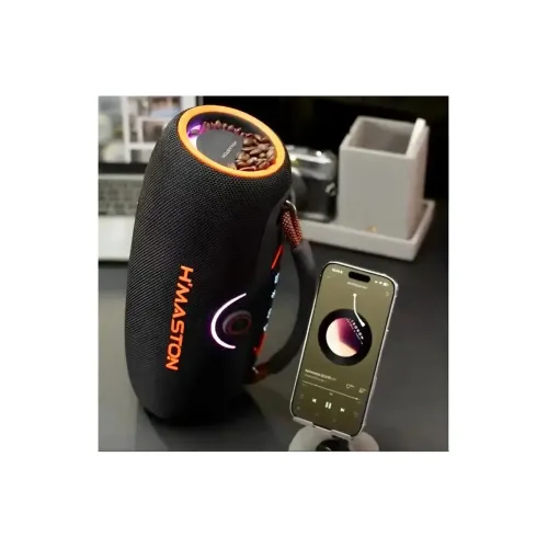 Caixa Som Boombox H`maston Original Alta Potência Bluetooth 100W
