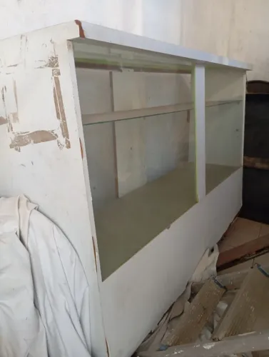 Balcão vitrine Natural para padaria lanchonete