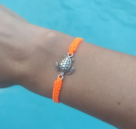 Pulseira Macramê Tartaruga