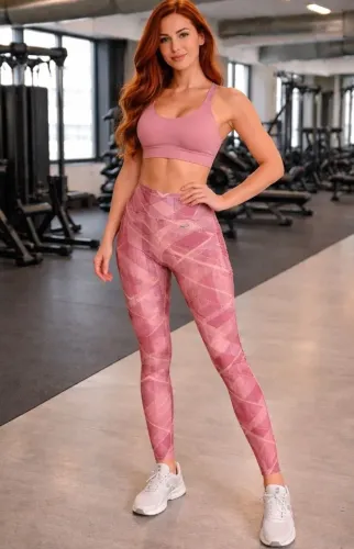 calça de academia cós largo track & field tam P