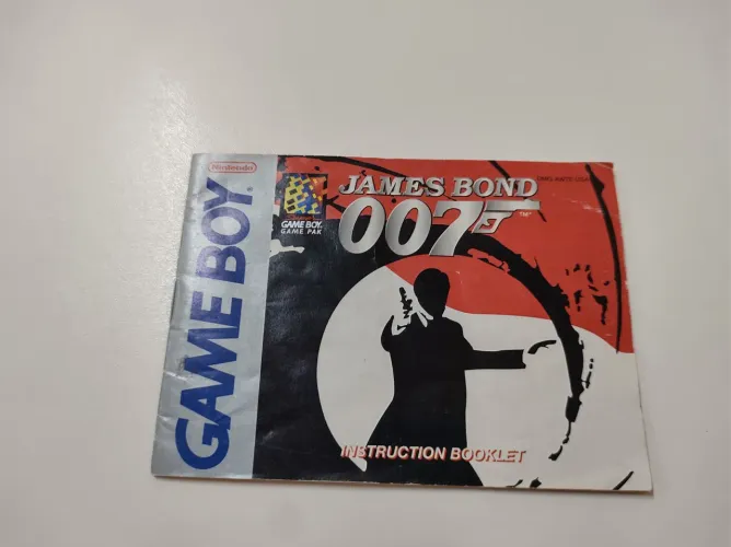 Manual James bond 007 de game boy
