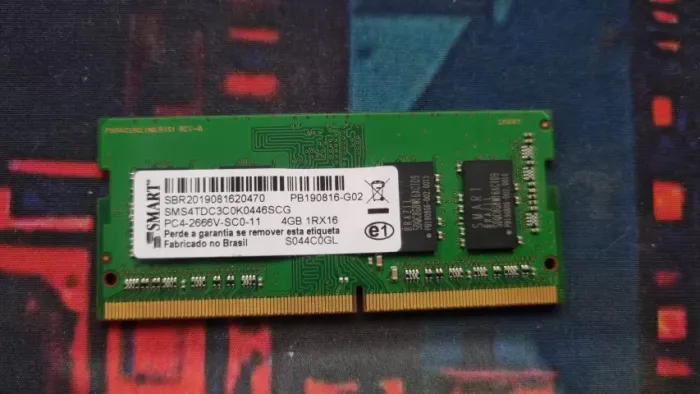 Memória RAM SMART 4GB DDR4 2666MHz Notebook