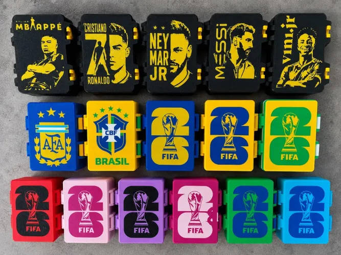 Caixinha de figurinha Copa do Mundo